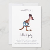 Kleine kamer in aqua (aangepaste tekst) kaart (Voorkant)