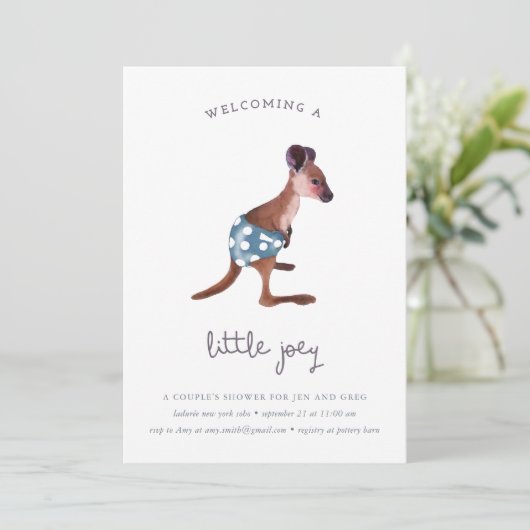 Kleine kamer in aqua (aangepaste tekst) kaart (Staand voorkant)