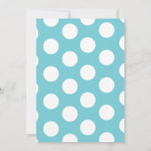 Kleine kamer in aqua (aangepaste tekst) kaart (Achterkant)