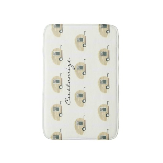 Kleine kampers badmat (Voorkant Verticaal)