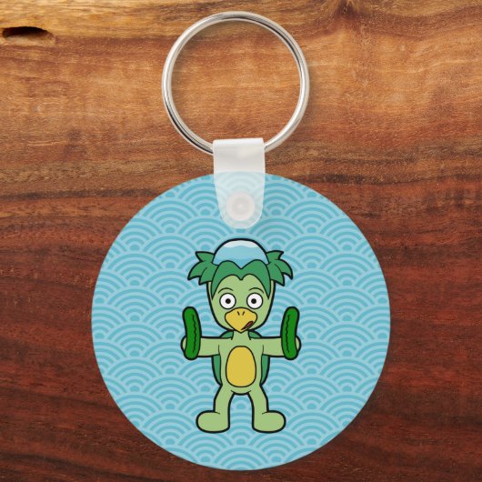Kleine Kappa Yokai Monster Sleutelhanger (Voorkant)