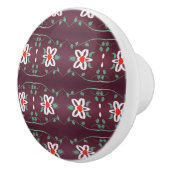  kleine kast trekken met rood keramische knop (Rechts)