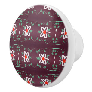 kleine kast trekken met rood keramische knop