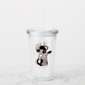 Kleine kat Acryltumbler Acryl Drinkbeker (Voorkant)