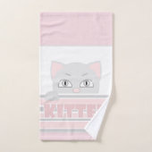 Kleine kat bad handdoek (Handdoek)