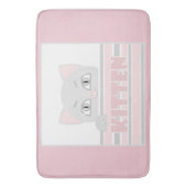 Kleine kat badmat (Voorkant Verticaal)