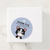Kleine kat bedankt bedankjes labels (In situ)