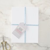 Kleine kat cadeaulabel (Met Touw)