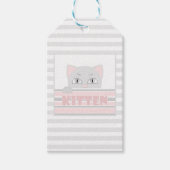 Kleine kat cadeaulabel (Voorkant)