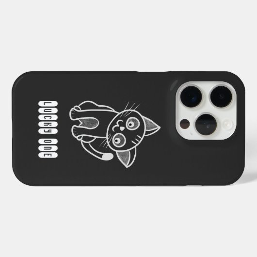 Kleine kat Case-Mate iPhone case (Achterkant (horizontaal))