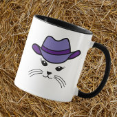 kleine kat cowboy Mok