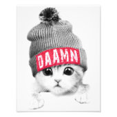 Kleine kat foto afdruk (Voorkant)