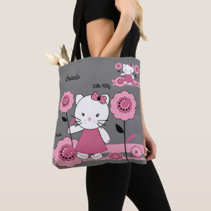 Kleine kat. gepersonaliseerde decor koffiemok tote bag
