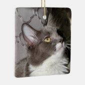 Kleine Kat Keramisch Ornament (Rechts)