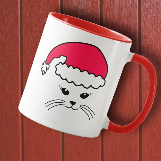  kleine kat kerstman mok