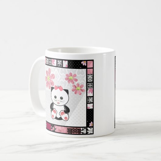 Kleine kat koffiemok (Voorkant links)