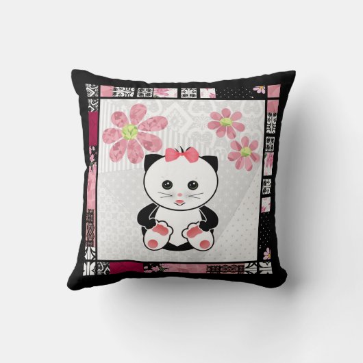 Kleine kat kussen (Achterkant)