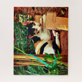 Kleine kat legpuzzel