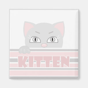 Kleine kat magneet