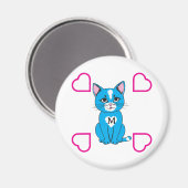 Kleine kat magneet (Voorkant / Achterkant)