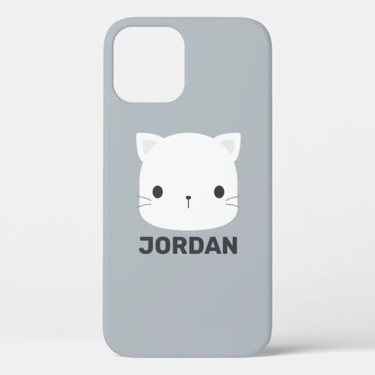 Kleine kat met persoonlijke naam bevestigen Case-Mate iPhone case (Achterkant)