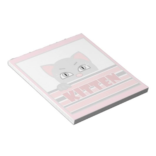 Kleine kat notitieblok (Schuin)