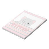 Kleine kat notitieblok (Linkerzijde)