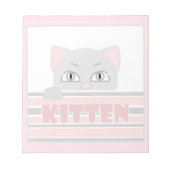 Kleine kat notitieblok (Voorkant)