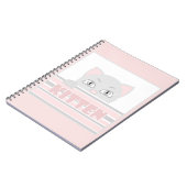 Kleine kat notitieboek (Linkerzijde)