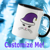 kleine kat Santa Elf Mok