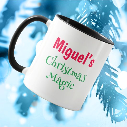 kleine kat Santa Elf Mok