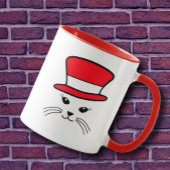 Kleine Kat Sneeuw Man Pet Mok