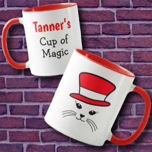 Kleine Kat Sneeuw Man Pet Mok