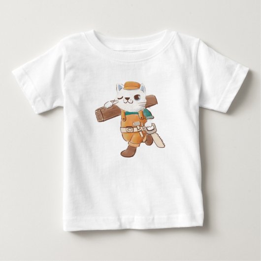 Kleine kat T-shirt :) (Voorkant)