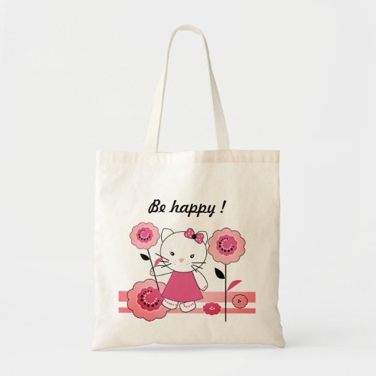 Kleine Kat Tote Bag (Voorkant)
