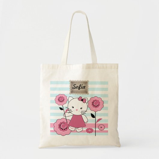 Kleine Kat Tote Bag (Voorkant)