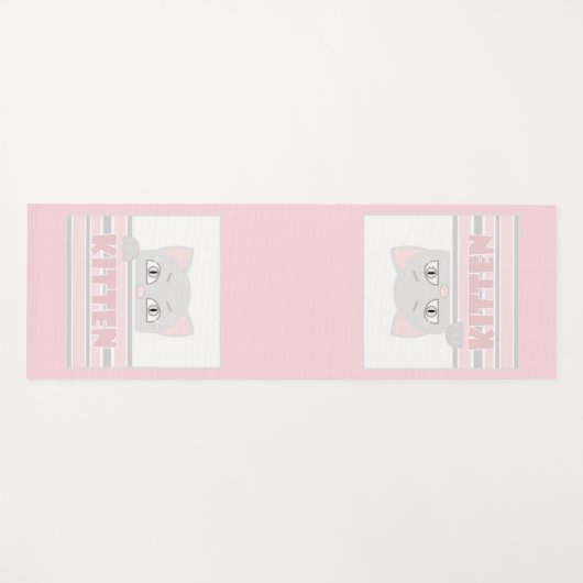 Kleine kat yogamat (Voorkant (horizontaal))