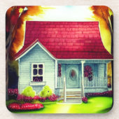 Kleine katoen bier onderzetter (Voorkant)