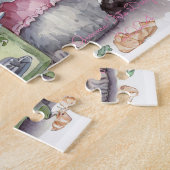 Kleine katten legpuzzel (Zijkant)