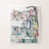 Kleine katten legpuzzel (Verticaal)