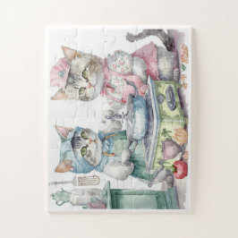 Kleine katten legpuzzel