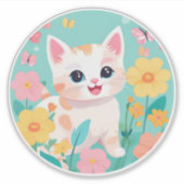 Kleine Katten Sticker (Voorkant)