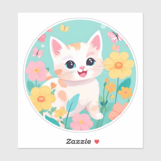 Kleine Katten Sticker (Vel)