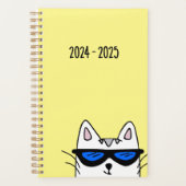 Kleine kattenplanner 5,5 "x 8,5" planner (Voorkant)