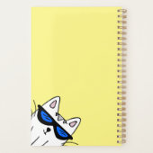 Kleine kattenplanner 5,5 "x 8,5" planner (Achterkant)