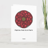 Kleine Keltische Dwars (negatieve) kaart (Achterkant)