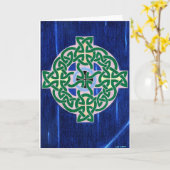 Kleine Keltische Dwars (negatieve) kaart (Gele Bloem)