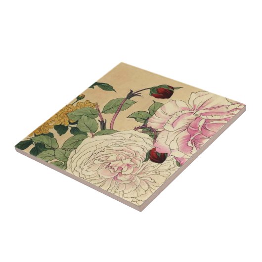 Kleine keramische keramische tegel (4,25 x 4,25 in tegeltje (Zijkant)