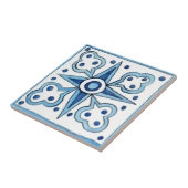 Kleine keramische tegel in Siciliaanse stijl "Trap Tegeltje (Zijkant)