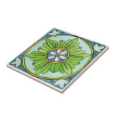 Kleine keramische tegel op Sicilië geïnspireerde " Tegeltje (Zijkant)